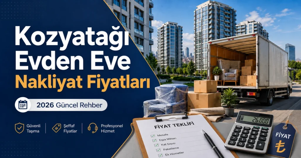 Kozyatağı Evden Eve Nakliyat Fiyatları