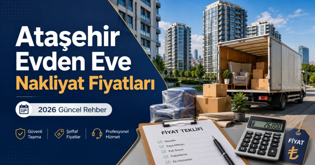 Ataşehir Evden Eve Nakliyat Fiyatları